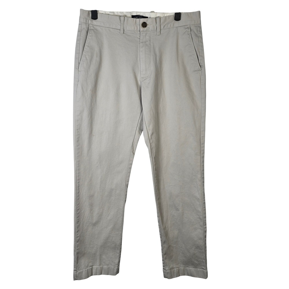 J Crew Mercantile Flex Straight Leg Chinos Khaki Tan Mens W30 L30‎